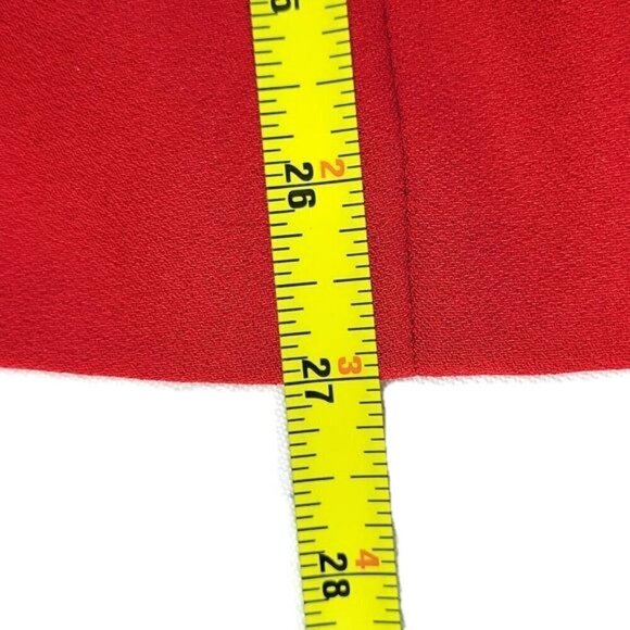 Emily Blazer Size 10 Beaded Embroidered Satin Button Loops Lined Christmas Red - Picture 11 of 14